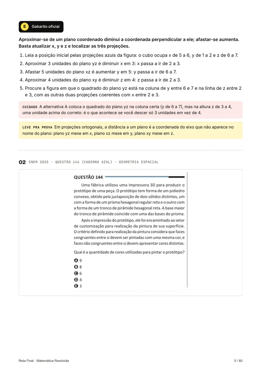 Página de Matemática resolvida